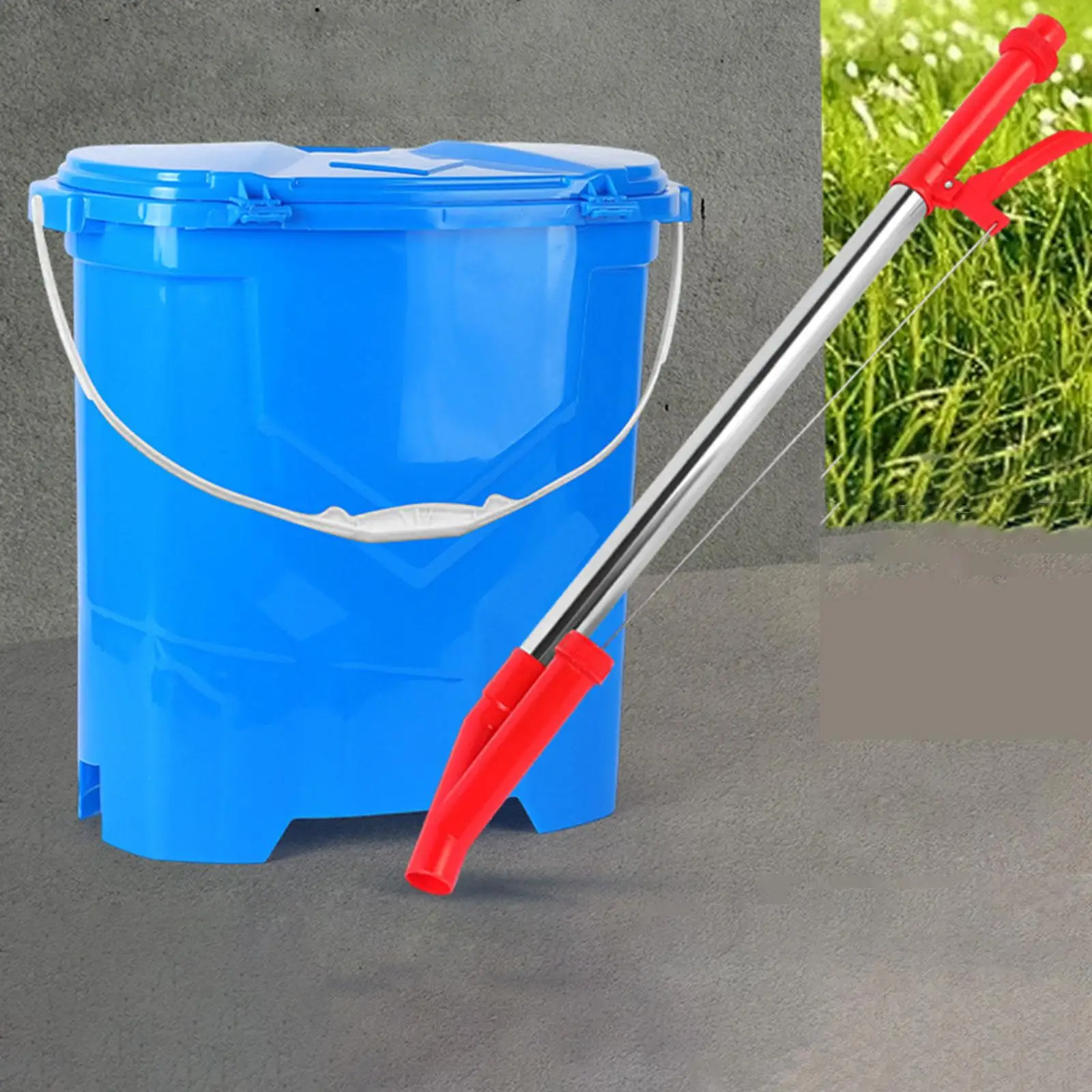 25L Back Carrying Manual Fertilizer Spreader Professional Corn Fertilizing Tool Agricultural Manual Fertilizing Labor Saving