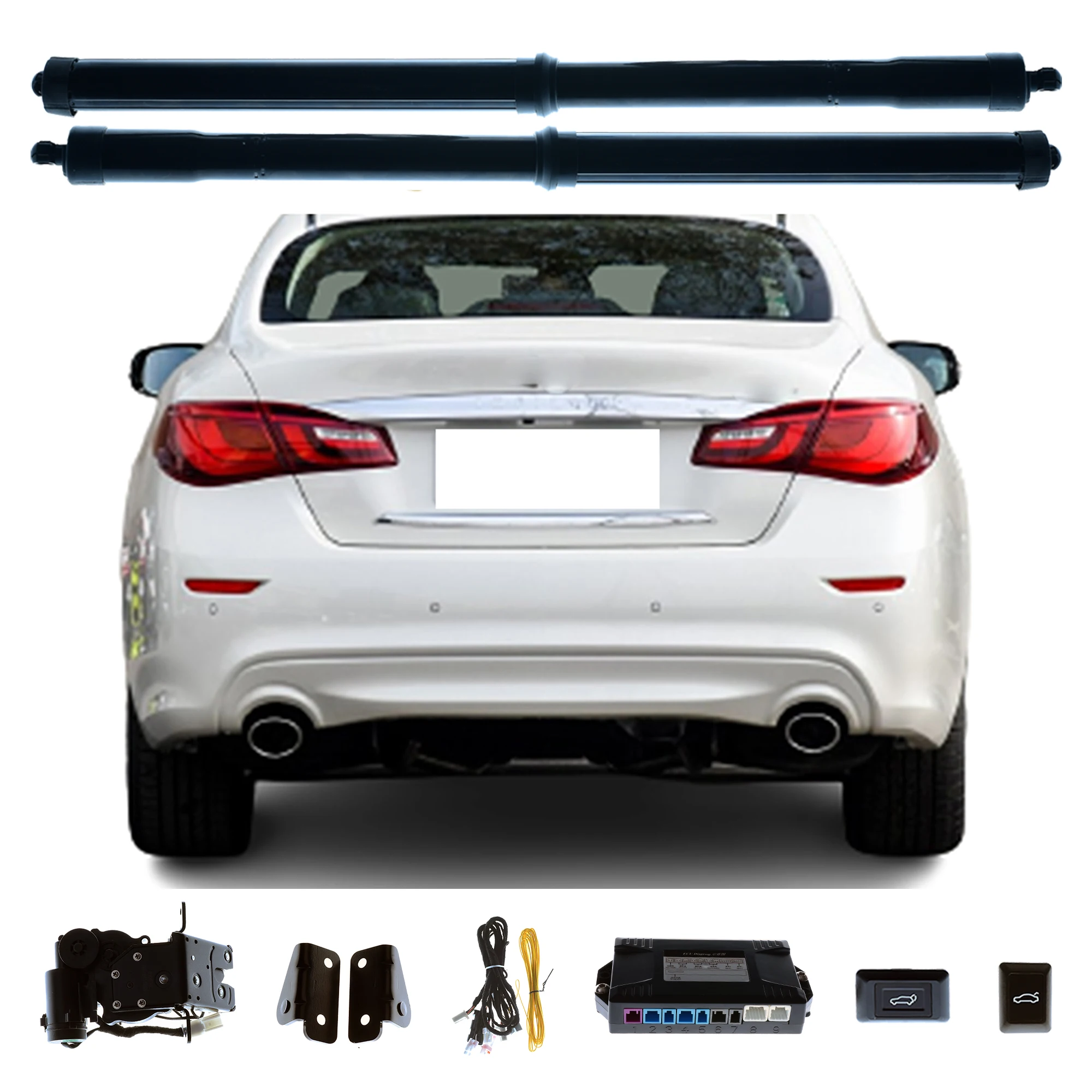 

Для Infiniti Q70L 2013-2019 Smart Power Tailgate электрическая задняя дверь Автомобильный багажник с дистанционным управлением громкой связи опционально