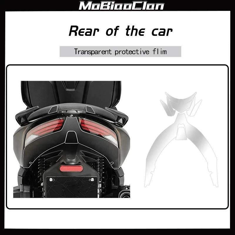 Per ZONTES 368D 368d 2025 Intorno alla luce dell'autoTPU Invisibile Pellicola Protettiva Trasparente Serbatoio Adesivo Accessori di Modifica