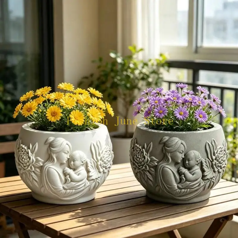 N5KA Creative Silicone Mould For Resin Crafts With Mother Love Pattern Suitable For Jewelry Storage And Decorative Items