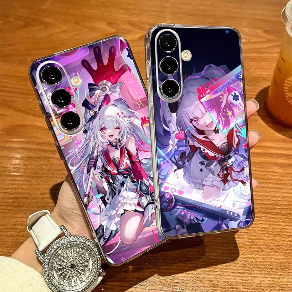 Honkai Star Rail Sparxie Phone Case For Samsung S26 S25 S24 Ultra S23 Fe S22 S20 S21 Plus Plus 5G Fe Transparent Cover