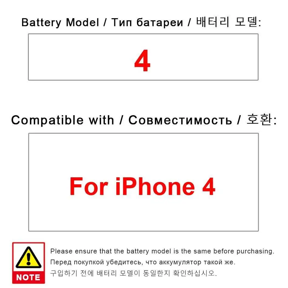 

Хорошая низкотемпературная батарея для мобильного телефона 1420 мАч для Apple Iphone 4