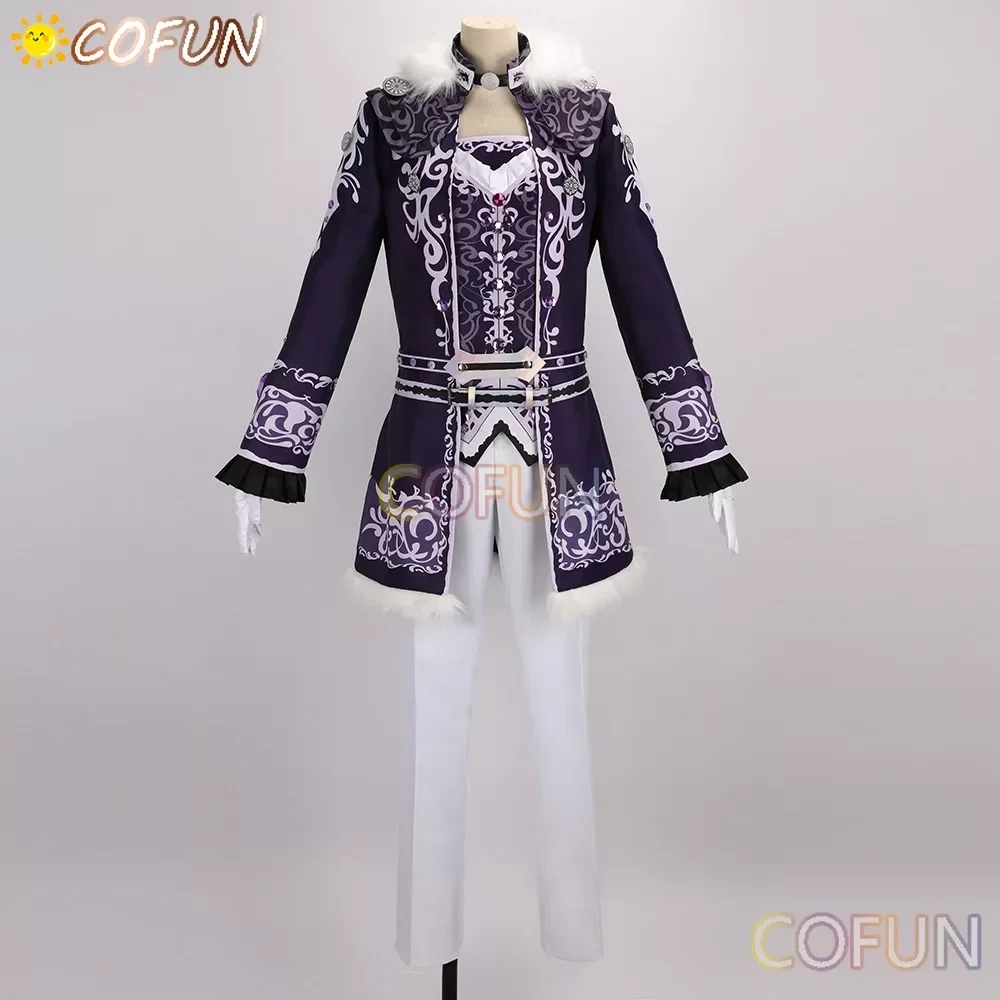 COFUN [Customized]Game IDOLiSH7 TRIGGER Tsunashi Ryunosuke Cosplay Costume Halloween Outfits Women Men Black White Duel Costume