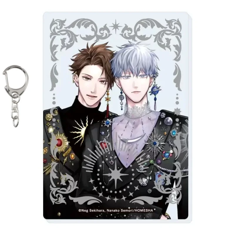 Bloom & Melokiss Exhibition 2026! Acrylic Keychain Bag Pendant ' PUNKS△TRIANGLE' Double-Sided Printed 6cm Gifts Friends Souvenir