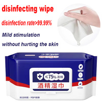 80 PCS - 75% Alcohol Wipes, Portable Sanitizing Solution: Effective Disinfection Pet wipes, Antiviral Protection for On-The-Go U