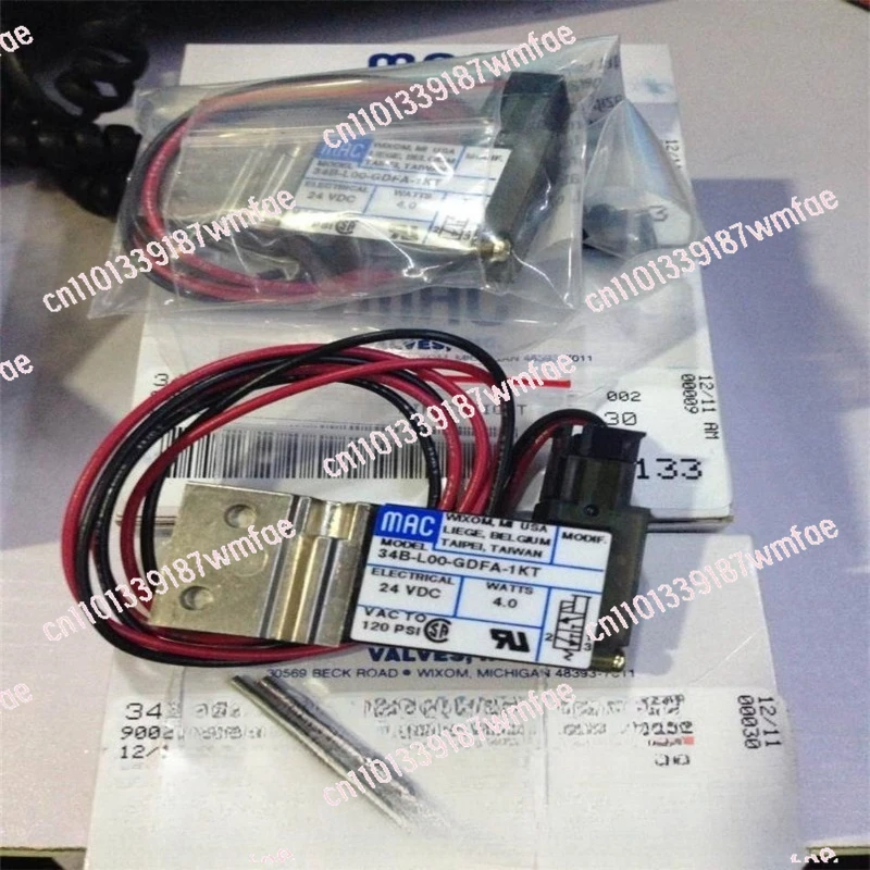 

MAC solenoid valve 34B/44B-ABA-GDFA-1KA/1GA/1BA
