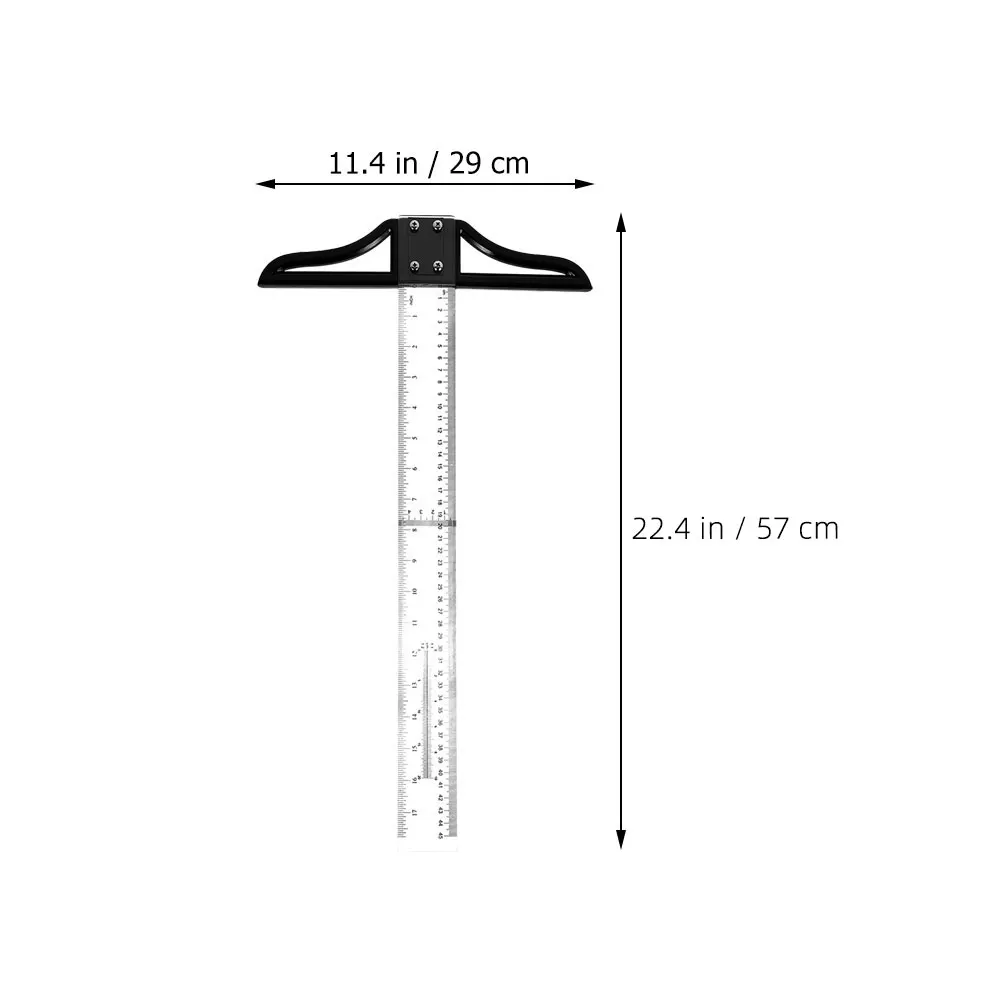 

Ruler 17.72inch Measuring Precision Marking Metric System Art Supplies ABS Acrylic Sturdy Practical Lightweight