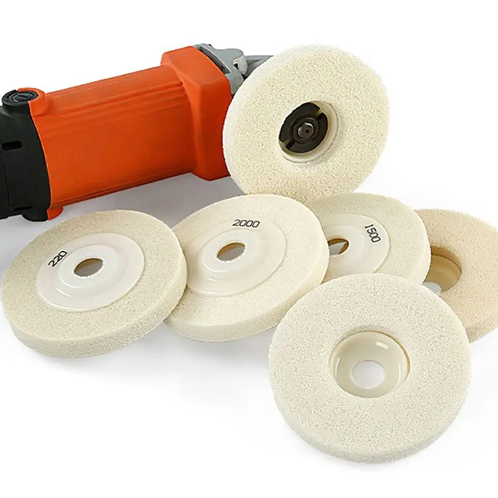 100mm Marble Granite Quartz 60~1500Grits Sanding Disc Nylon Fiber Grinding Pad Sponge Polishing Wheel Stone Buffing