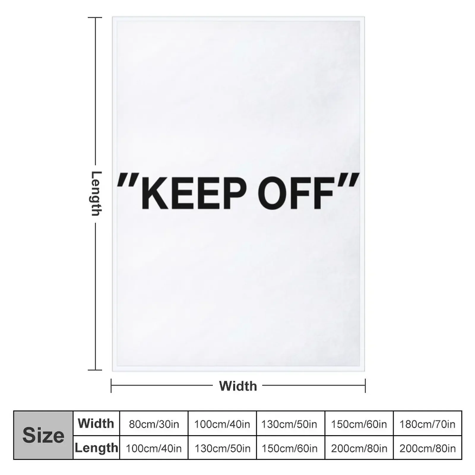 KEEP OFF Quotation Throw Blanket wednesday Blankets For Baby Bed Blankets