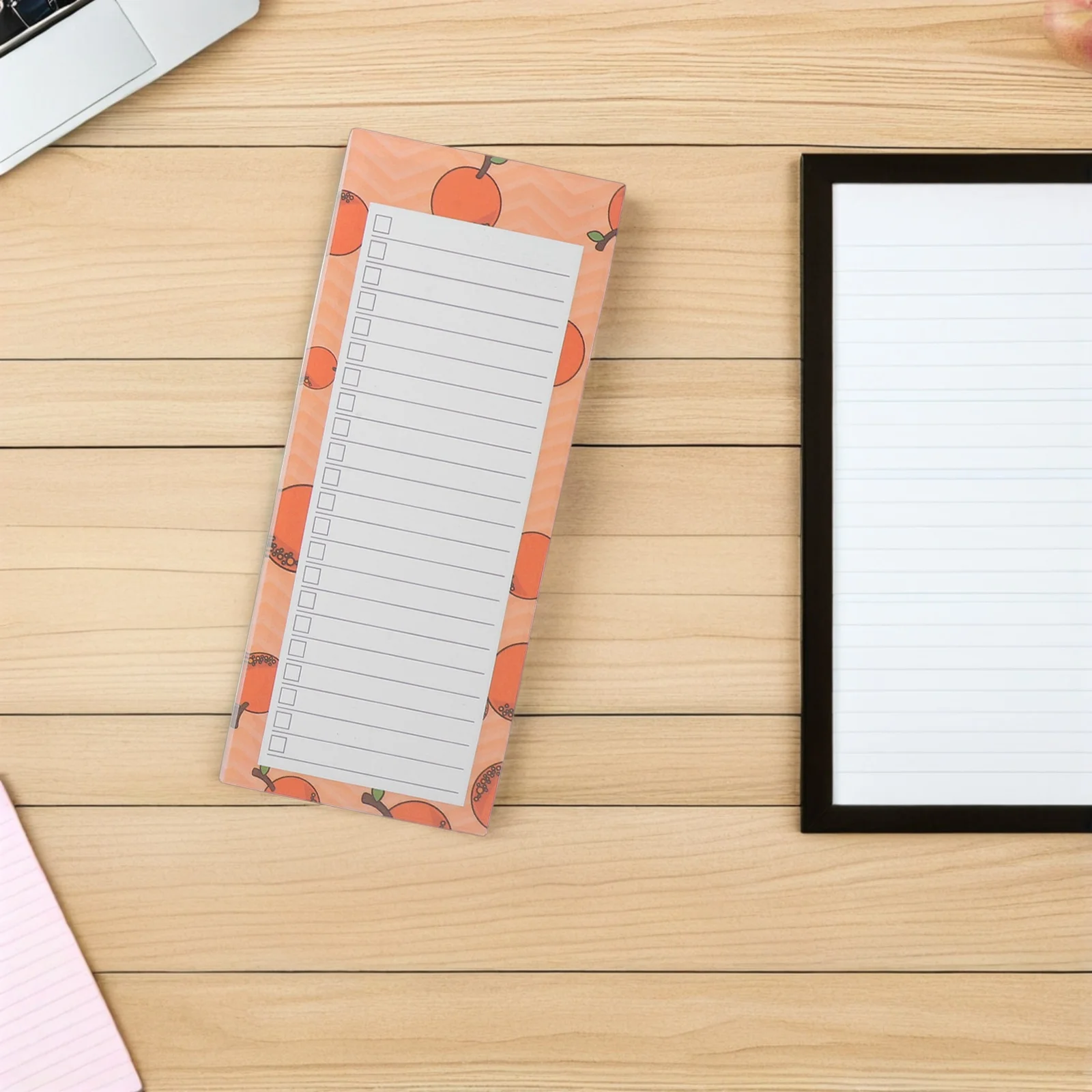 4Pcs Refrigerator Grocery List Notepad Magnetic Fridge Pad with Detachable Sheets Memo Pad for Kitchen Office Home Planning Use