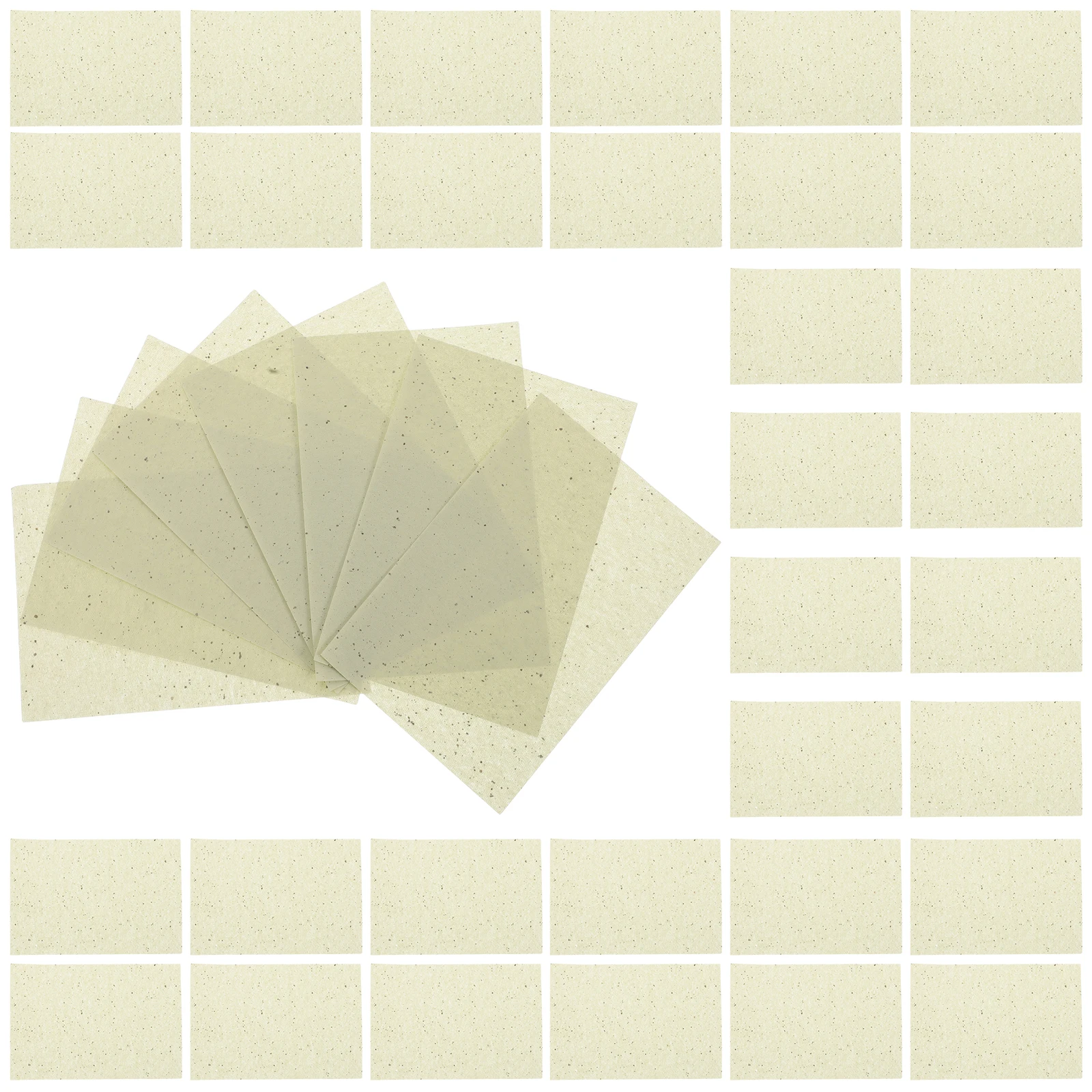 100 Uds. Hojas absorbentes de aceite para papel secante facial acabado mate suave en la piel tamaño de viaje para uso diario brillo no comedógeno