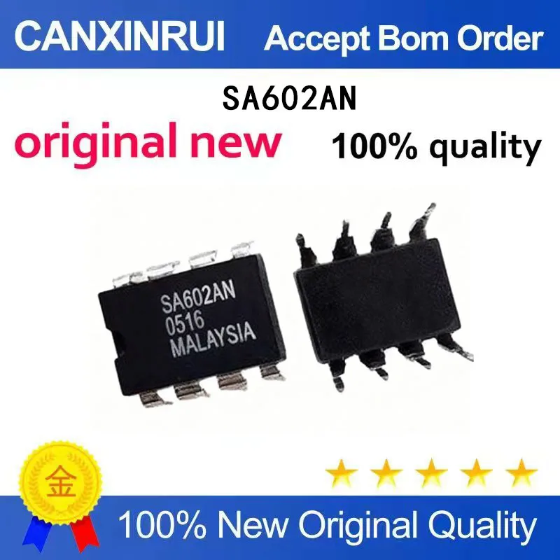 

(5-100 Pieces) New SA602AN SA602 DIP-8 pin direct insertion balanced mixing integrated circuit chip IC
