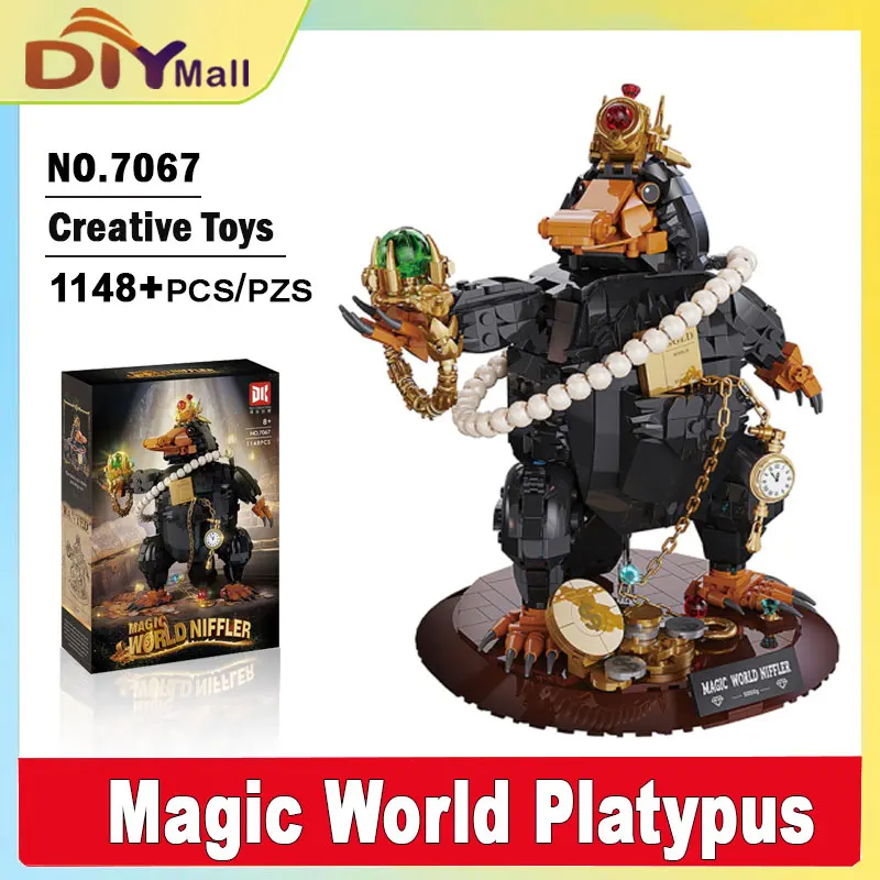 

MOC Mechanical Platypus Building Set Robotic Sniffing Animal Model STEM Toy for Kids Collectors Birthday Christmas Gift Idea