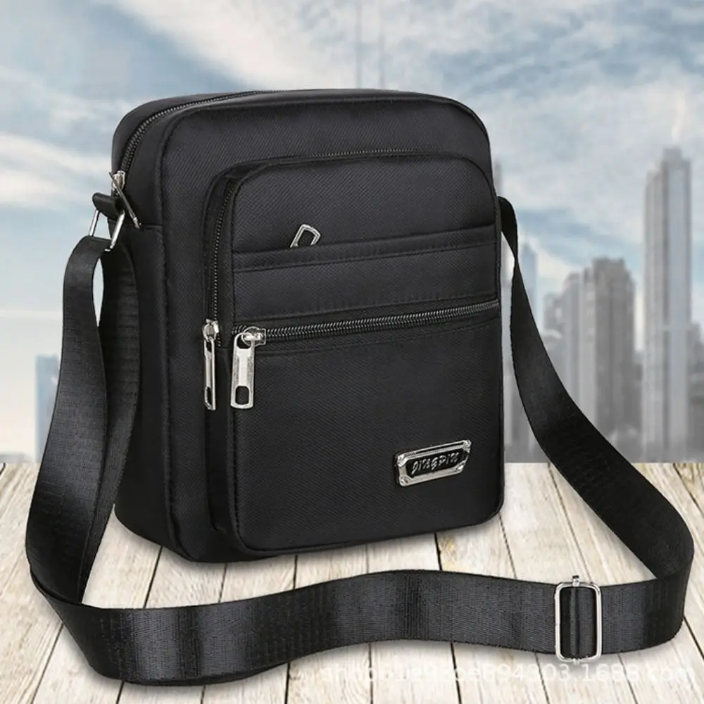 

New Nylon Crossbody Bag Multi-pocket Casual Handbag Shoulder Bag Men