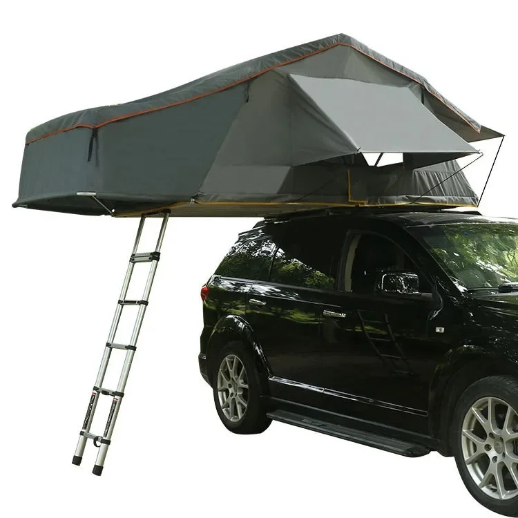 Roof Tent Outdoor Camping Automatic Self-driving Soft Top Folding Extension Roof Tent Quick Opening Tent Rainproof