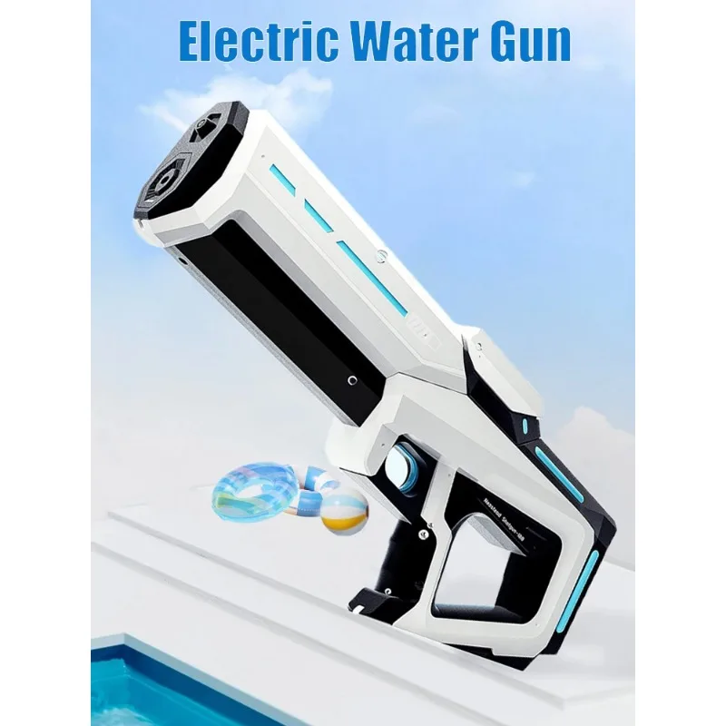 Electric Water Guns For Adults Powerful Squirt Automatic Water Suction Water Blasters Summer Outdoor Beach Toy For Kids Gift