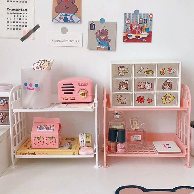 High Appearance Horizontal Desktop Storage Shelf Simple Multi-storey Dormitory Storage Shelf Computer Office Available 5 High Appearance Horizontal Desktop Storage Shelf Simple Multi-storey Dormitory Storage Shelf Computer Office Available 5