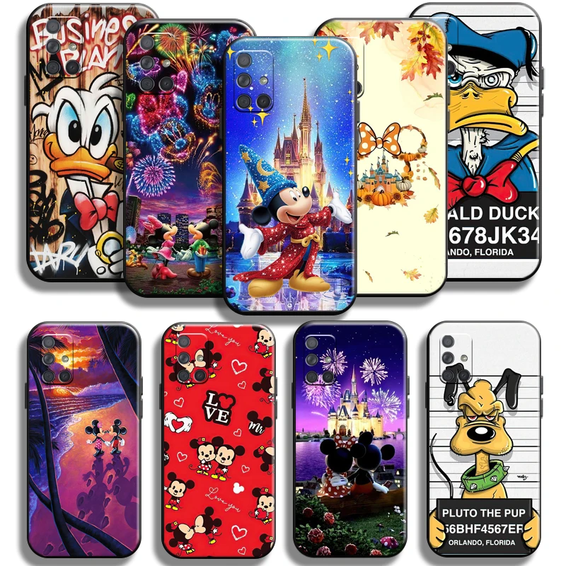 Mickey Donald Duck Phone Case For Samsung Galaxy A73 A72 A71 A54 A53 A52 A34 A33 A32 A22 A23 A24 A25 A15 A13 A05