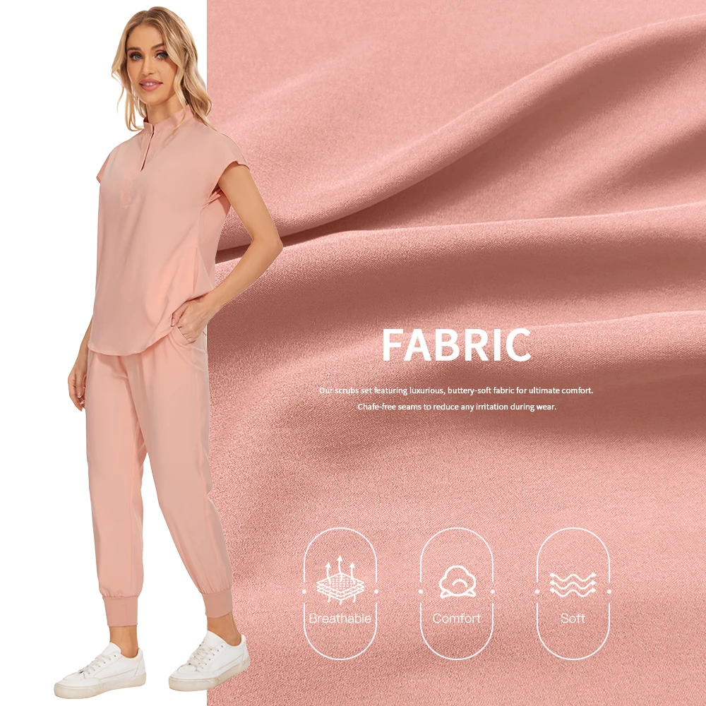 Unisex Medical Uniforms Men Health Service Nursing Clothes Doctor Costume Women Scrubs Sets Dentist Workwear Clinical Tops Pants