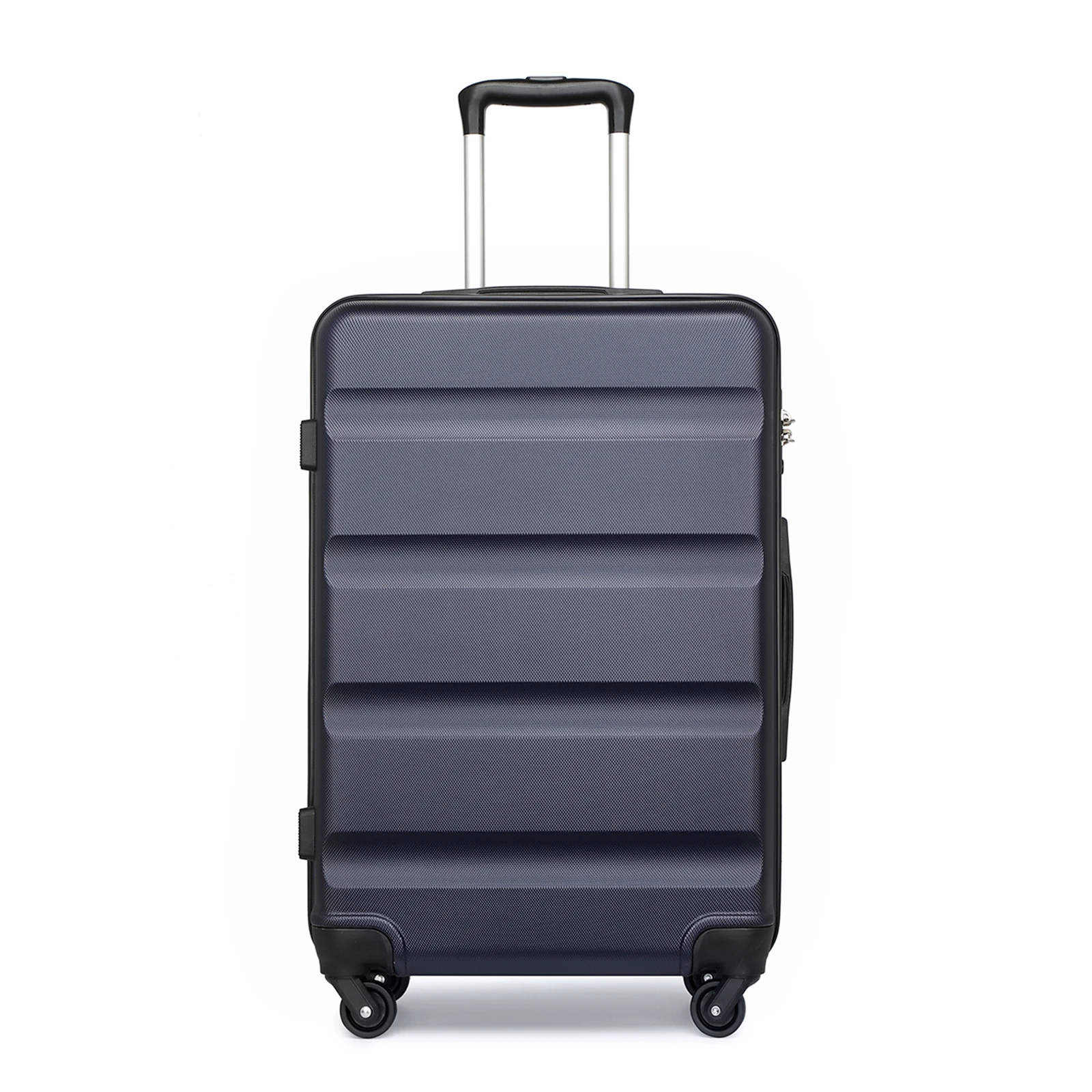 KONO Hartschalenkoffer mit 4 Spinner-Rädern und Zahlenkombinationsschloss, leichter Reisekoffer, Handgepäck, 55/66/75 cm