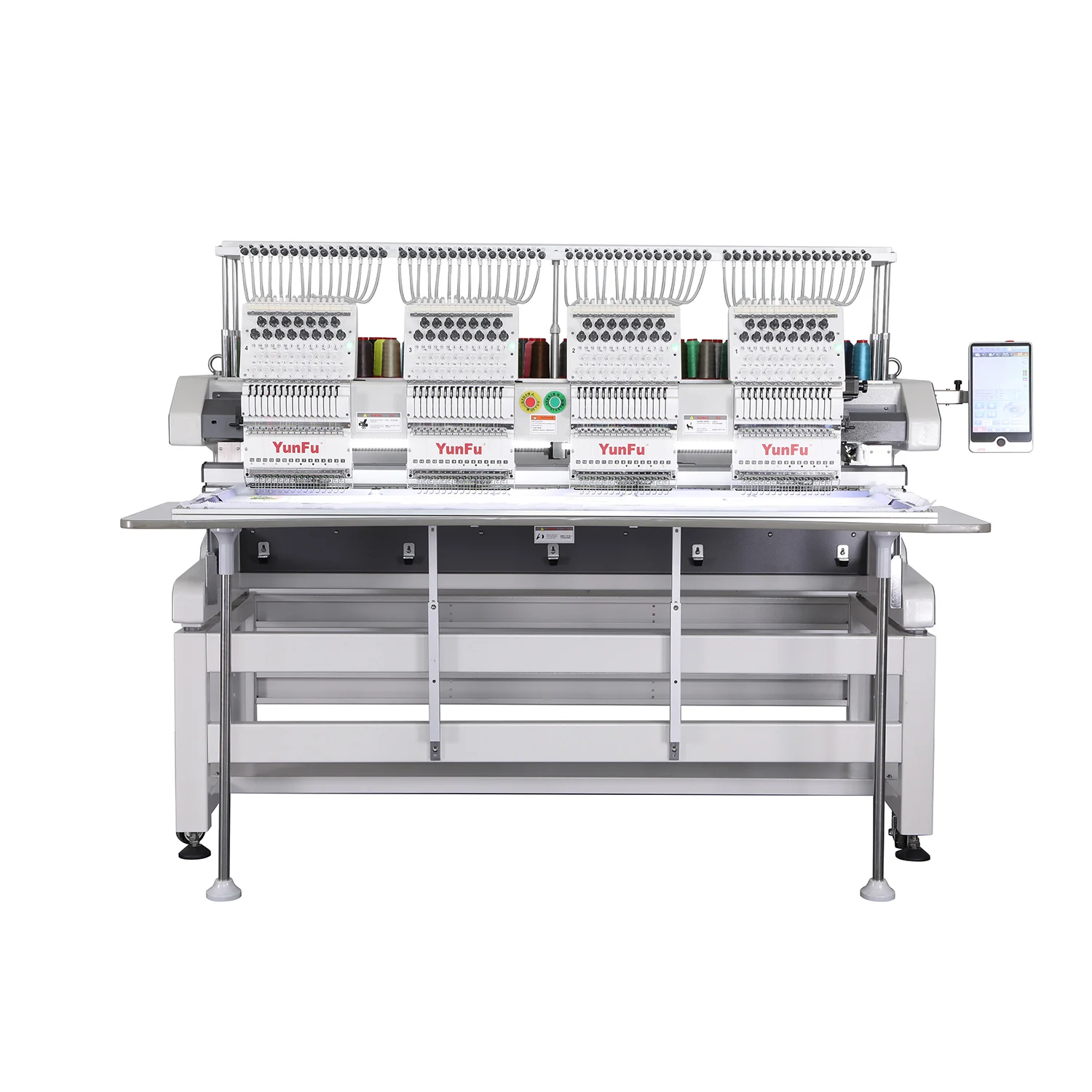 4-Head Computerized Embroidery Machine with Strong Motor and Gear Core Automatic Cap Embroidery for Commercial Use