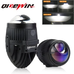 2 Inch LED Fog Lamp 6000K White Laser Bi Lens Projector Led Bulbs Automobile Bi Led Headlight for Car Accessories Motorcycle