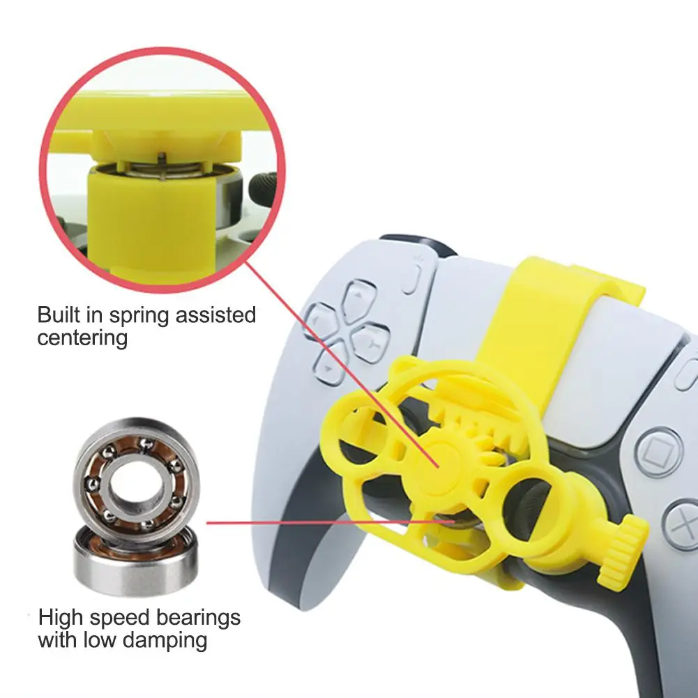 For Ps5/Ps5 Gamepad Steering Wheel Accessories Mini 3D Printing Used Slim Game Controller Auxiliary Replacement Accessories