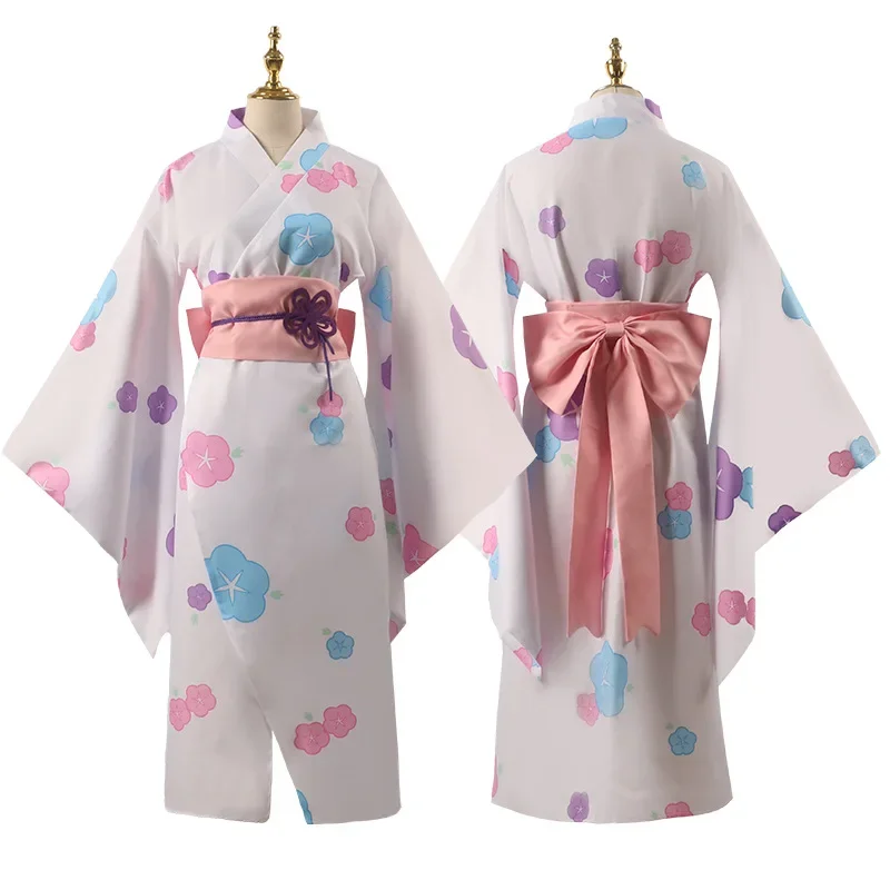 Anime Re:Zero Cosplay Rem Kimono Bathrobe Women Costume