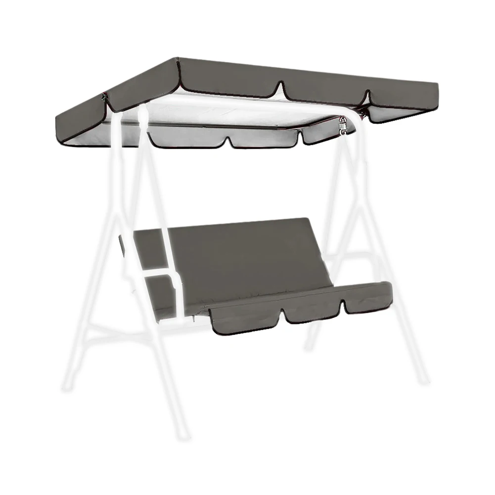UV Resistant Canopy Garden Canopy Set Protective Solution Stylish Design 190T Coated Polyester Stylish Garden Swing Canopy Cover