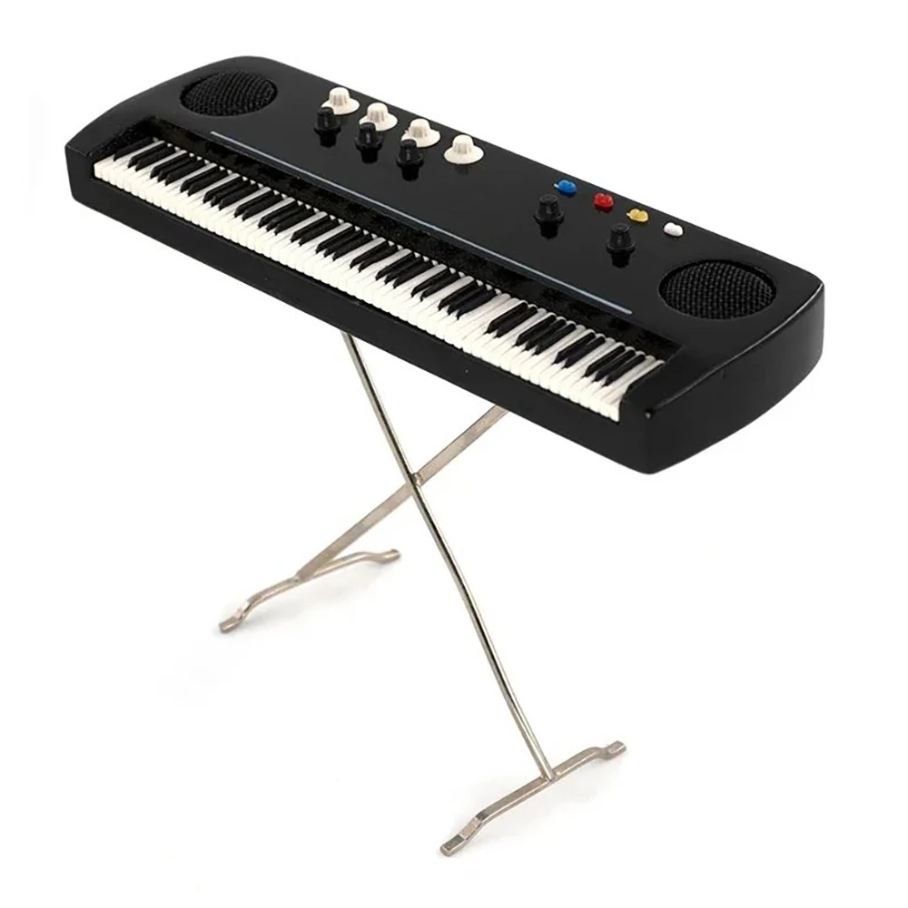 

Miniature Musical Instruments Electronic Organ Model for 1/12 Dollhouse ob11 1/6 Action figure Accessories bjd Decoration