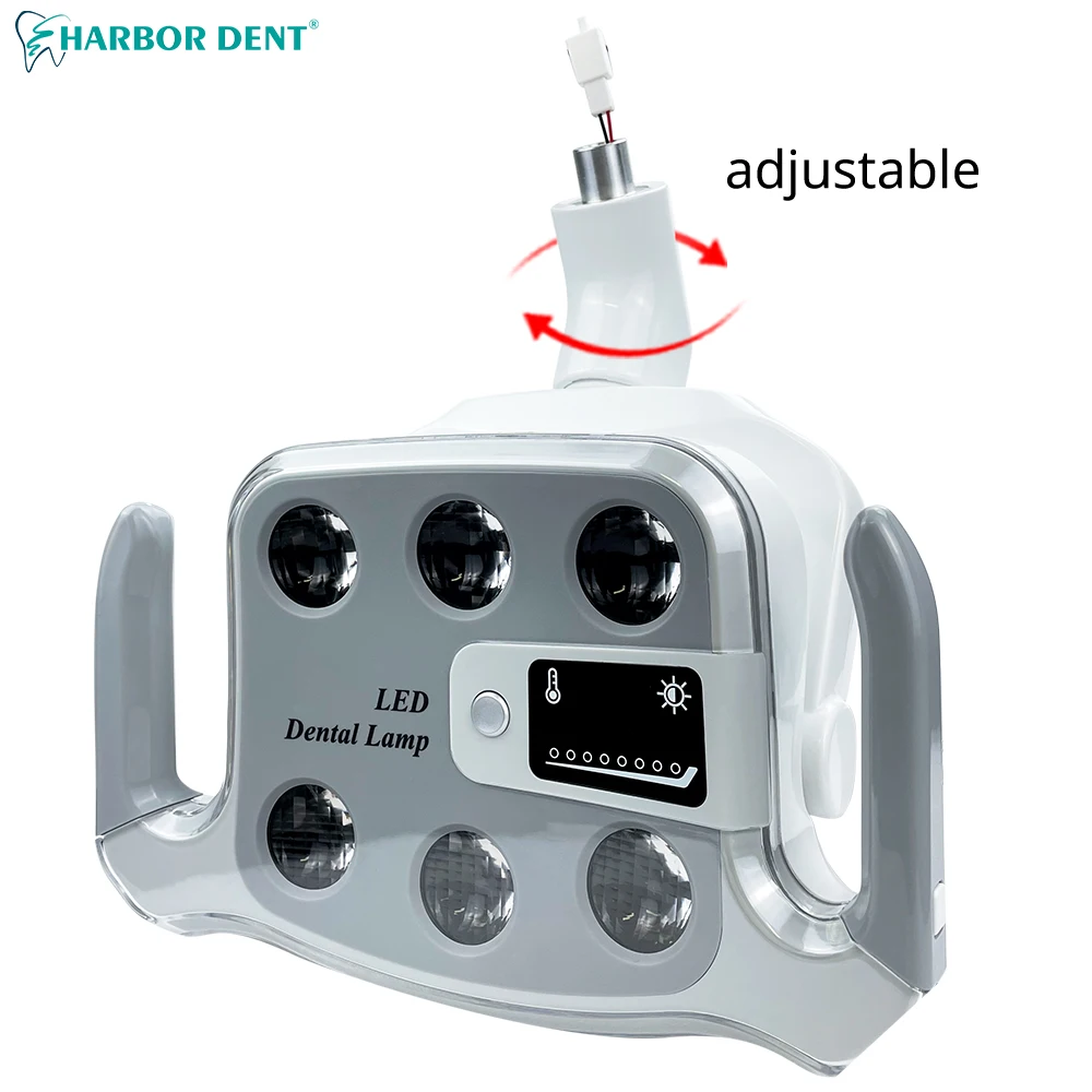 Dental Operation Oral Lamp Shadow 2 color LED Light Touch button  Adjustable Color Temperature For Implant Dentistry Equipment