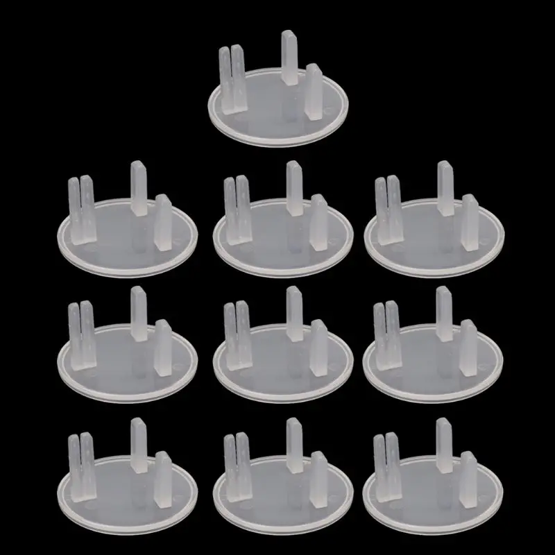 Outlet Plug Covers (10 Pack) Clear Child Proof Electrical Protector for Baby Child Safety Safety Improved UK