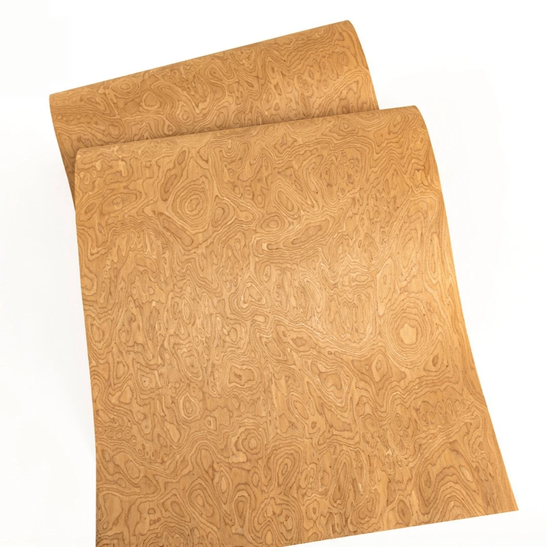 58x250cm ALPI Elm Burl Engineered Wood Veneer For Furniture Cabinet Doors Interior Renovation Marquetry Inlay And DIY Woodworkin