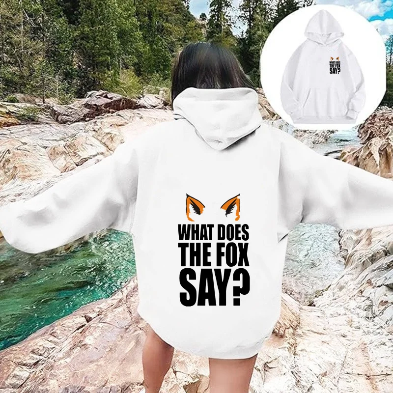 Women Sweatshirts Loose New Street Round Neck Letter Printed Female Hoodie Pullover Casual Sport Top Spring Autumn 2025