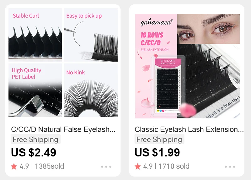 GLAMLASH 6D-W Shaped Eyelash Extension Premade Volume Fans Clover W Style Lashes False Mink Soft Easy Faning Natural Makeup Tool