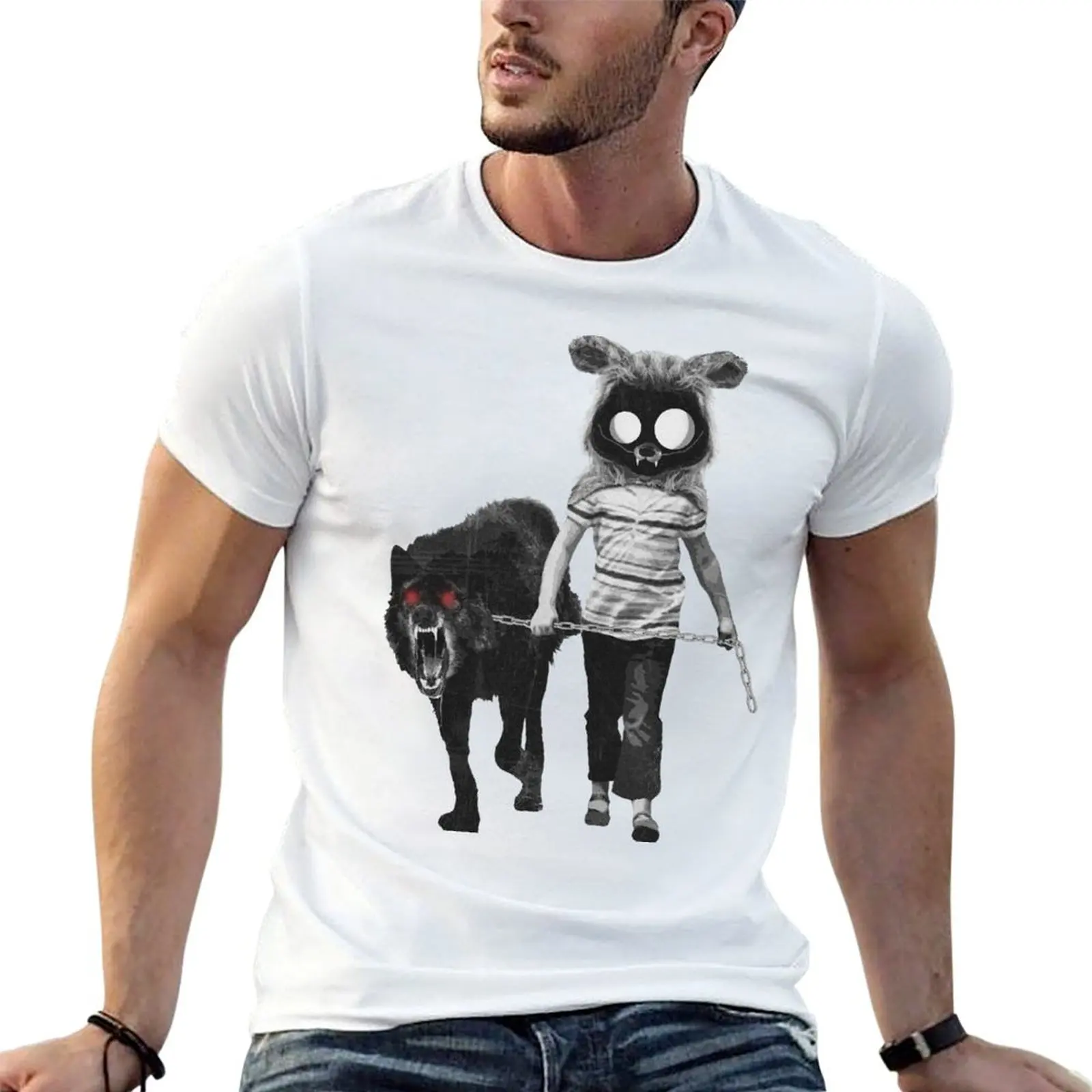 out for walk T-Shirt Casual Pattern Print Tee Shirt