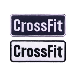 CrossFit Name Tags Patch Embroidered Applique Sewing Label Punk Biker Clothes Stickers Apparel Accessories Badge
