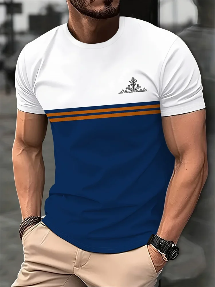 2025 Mens Casual T Shirt Variegated Print T Shirt King Fitness Shirt Oversized Short Sleeve Tops Boys Tops Vintage Mens T Shirts