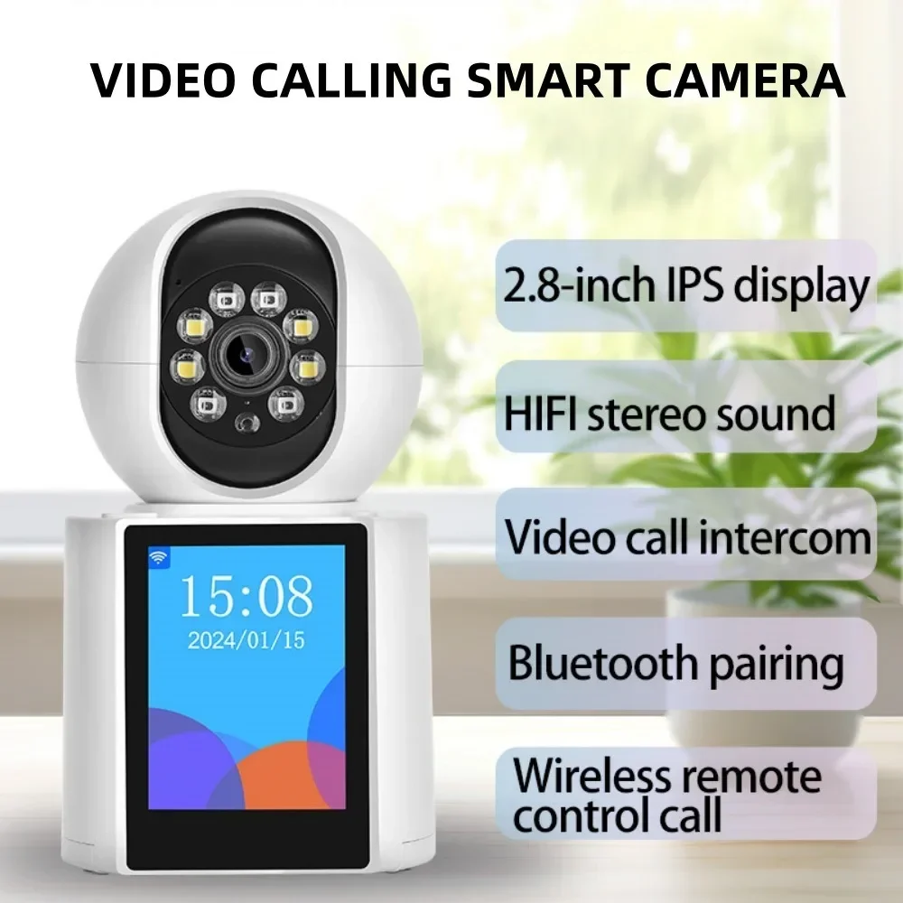 icsee HD IP Camera with screen two-way video call wifi Camera 3MP home indoor Security & Protection Video Surveillance Camera