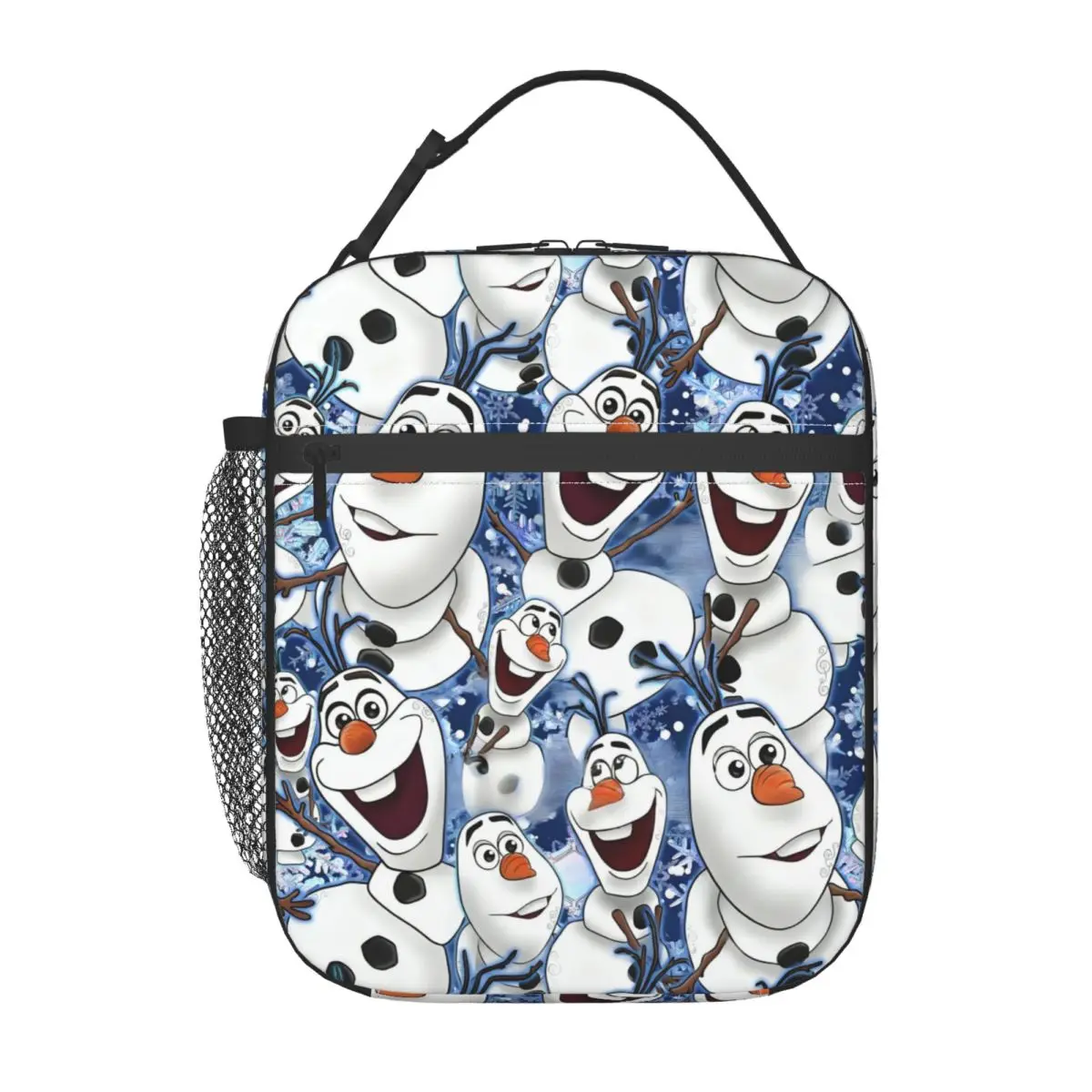 

Custom F-Frozenes Anime Portable Lunch Boxes Women Leakproof Manga Cooler Thermal Food Insulated Lunch Bag School Student