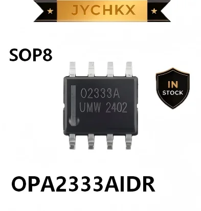 5PCS OPA2333AIDR SOIC8 High Precision Op Amp Chip Low Quiescent Current Dual CMOS Zero-Drift Amplifier OPA2333A