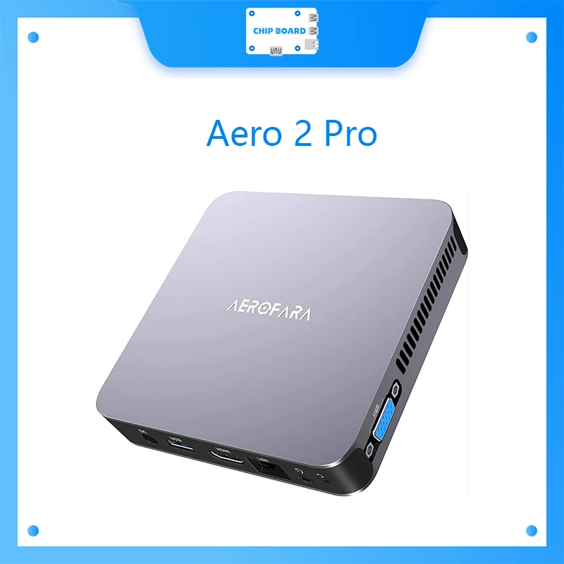 Aero 2 Pro 미니 PC, Intel 10nm 11th Celeron n5105 프로세서, 8GB ram 256gb SSD - UHD 그래픽 카드, 4K 60Hz - usb3 0, HDMI,