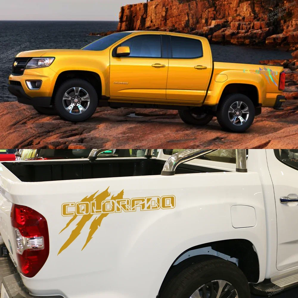 Car Body Side Sticker Pickup Truck Bed Graphics Claw Styling Decor Decal Auto Tuning Accessories For Chevrolet Colorado Z71 S10