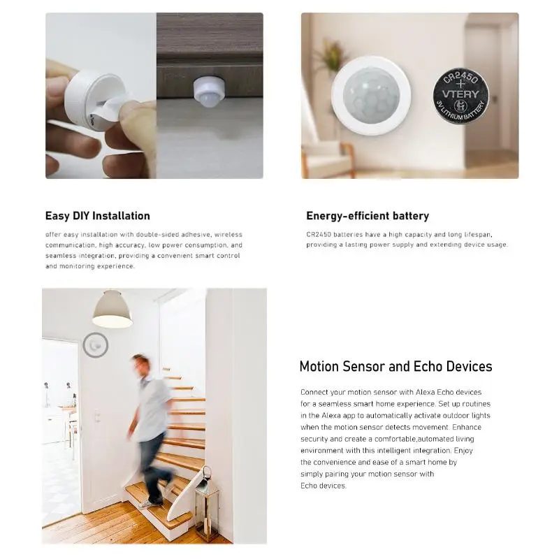 

Zigbee PIR датчик движения инфракрасный датчик движения человеческого тела датчик охранной сигнализации поддержка домашнего помощника