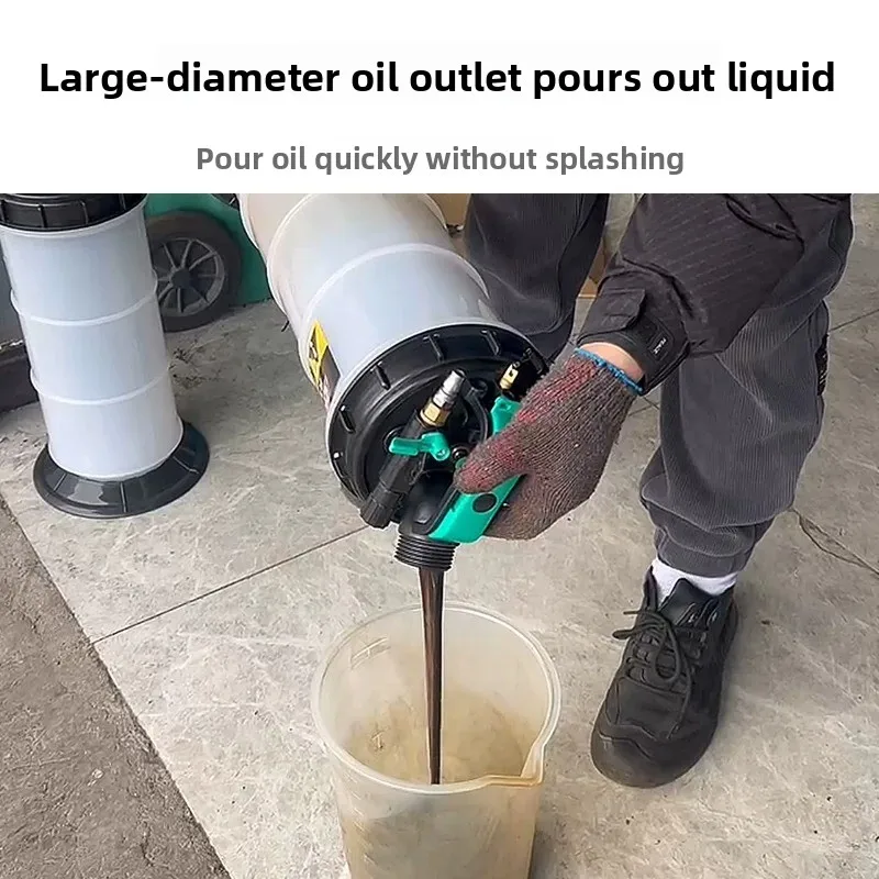 Oil Change Artifact 7.5 Liters Pumping Oil, Manual Pneumatic Gear Oil Change Tool