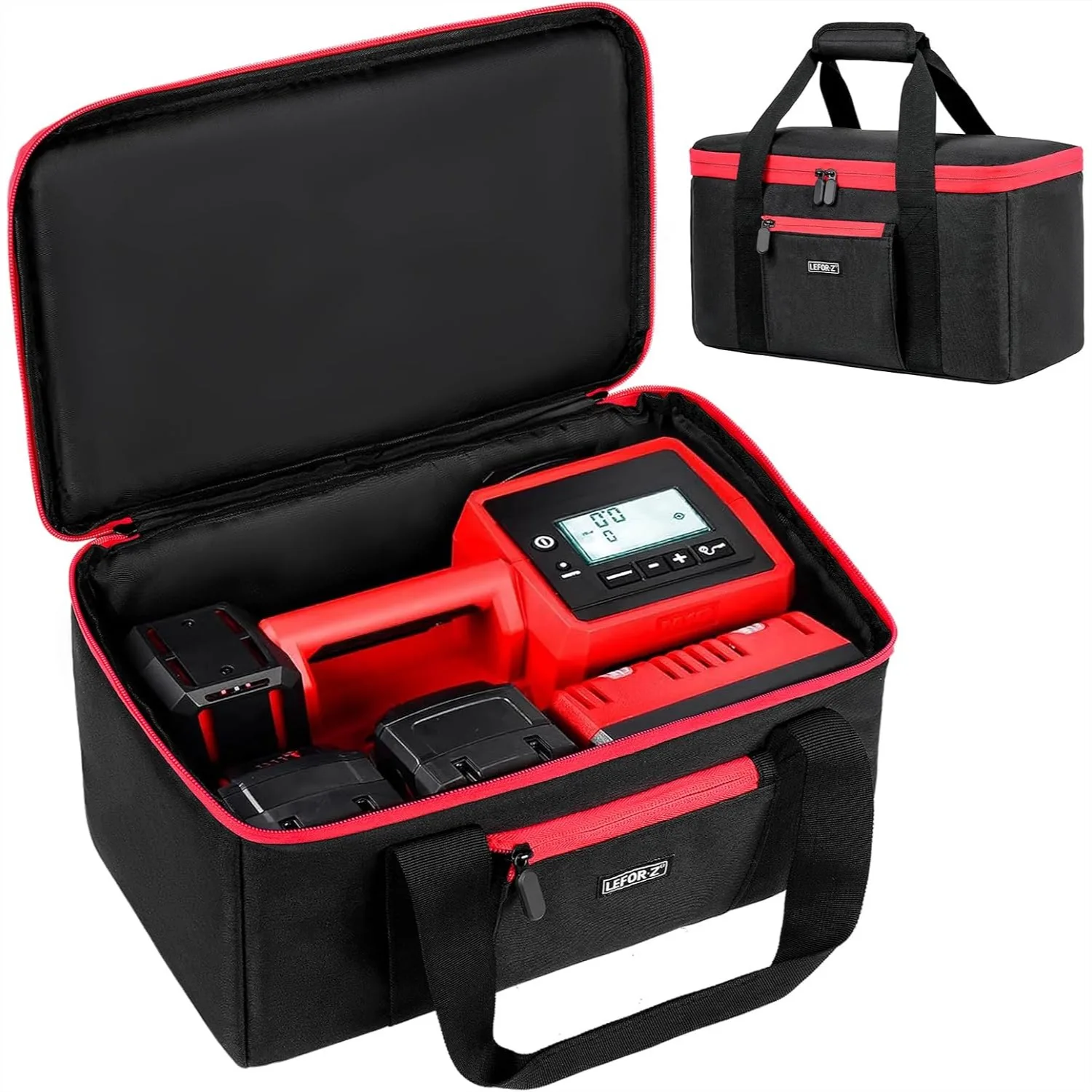 

Air Compressor Carrying Case for Milwaukee M18 Inflator - 8mm Thickened Lining, Compact Storage, Durable Protection for Tire