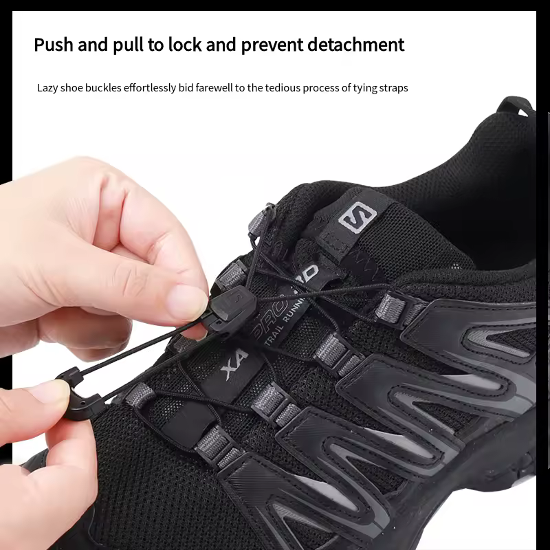 Quicklace Kit / Footwear Lace Replacement Accessory / No tie Shoelaces Round Tennis Shoe laces Quality Running Sneaker Shoelaces - Image 3