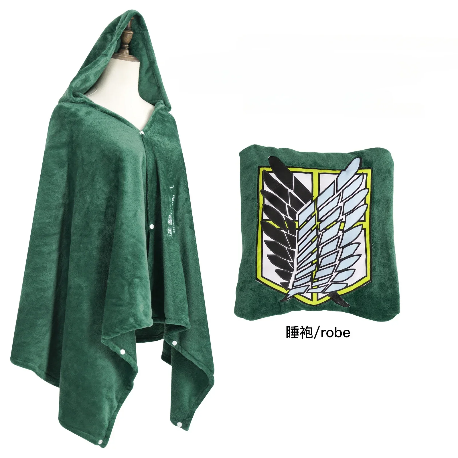 CosplayAnime attaque sur Titan Shingeki No Kyojin enquête Corps Cosplay Costume cape uniforme Robe Costume unisexe Halloween fête femmes