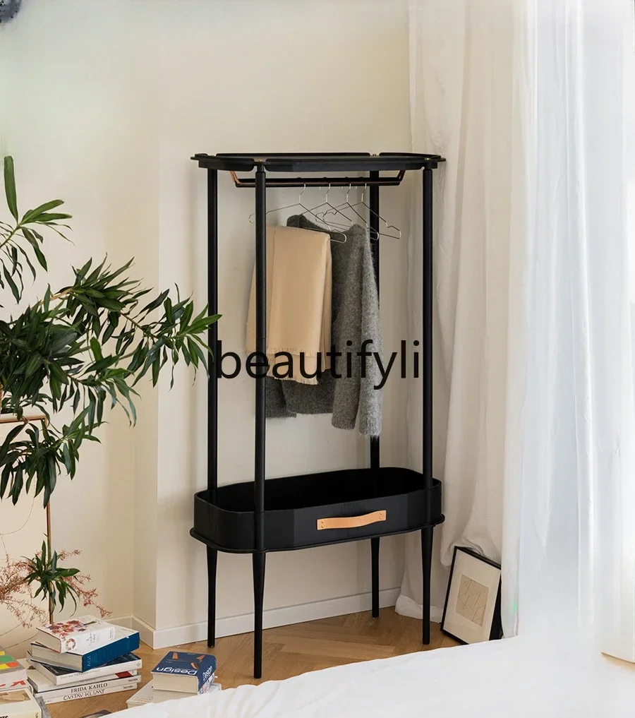Wardrobe household bedroom small apartment solid wood simple storage artifact multi-purpose rack D1089
