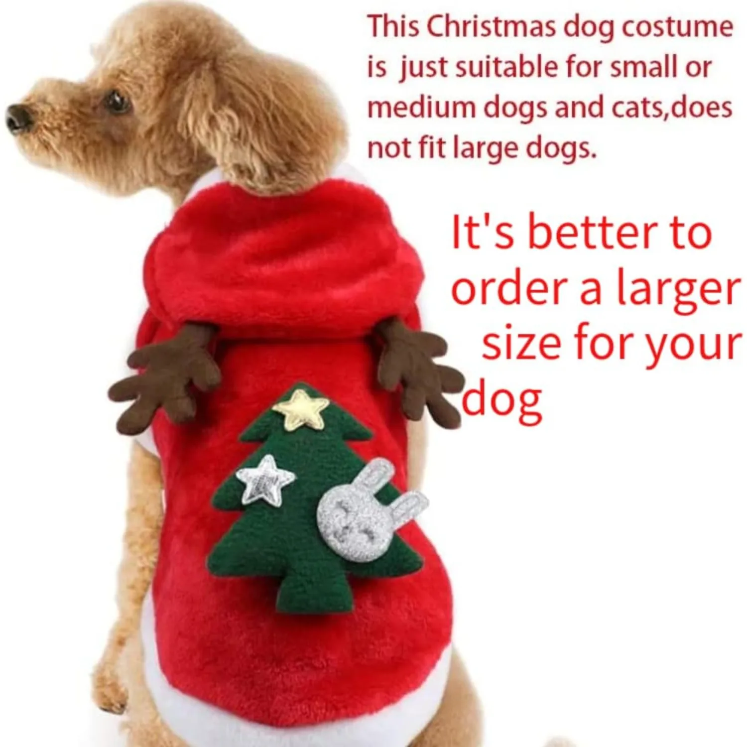 Christmas Dog Clothes Outfit Dog Clothes for Small Medium Dogs Holiday Costume Small Dog Christmas Outfits Ropa para Perros